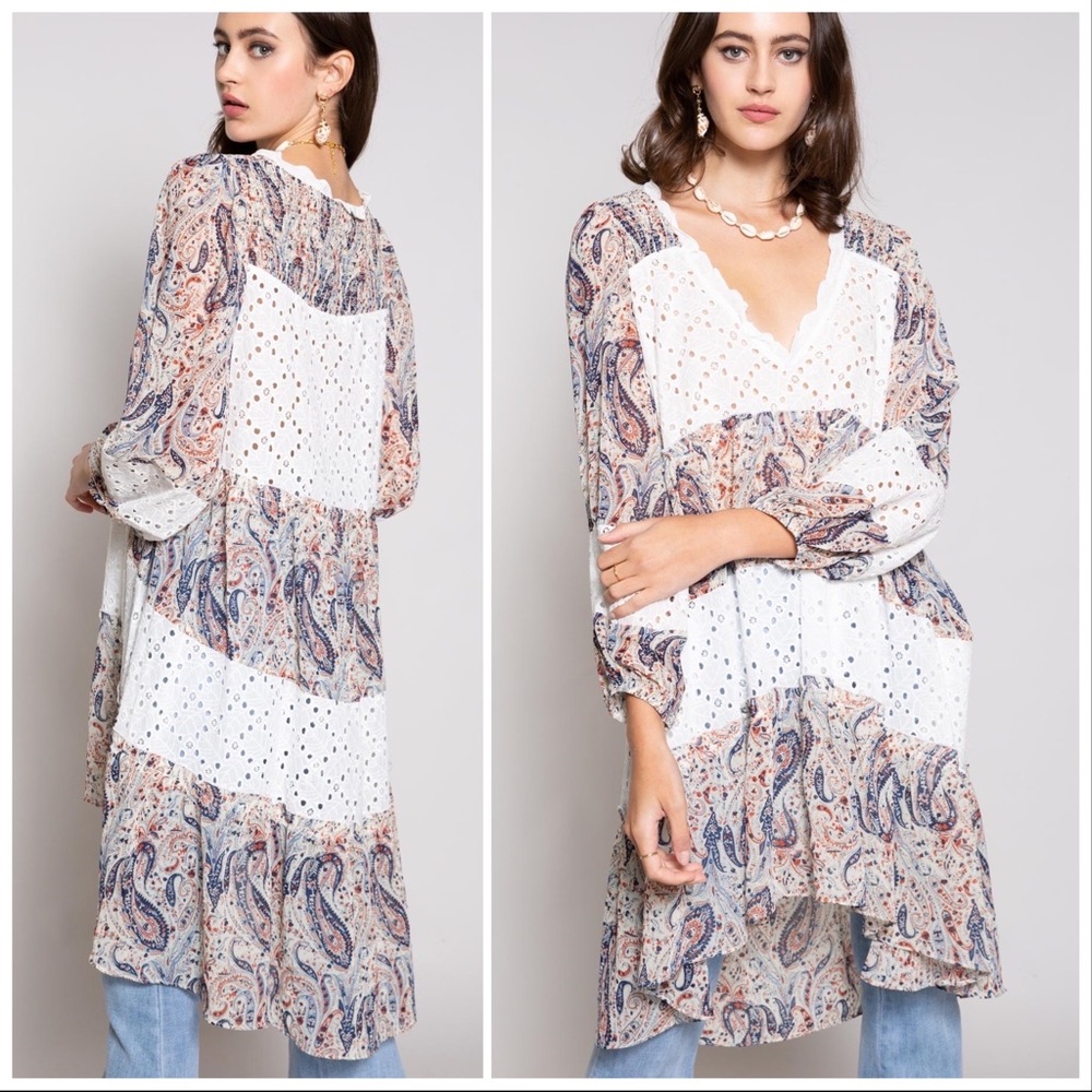 POL Wandering the Woods Paisley Printed Dress - Picture 2 of 9
